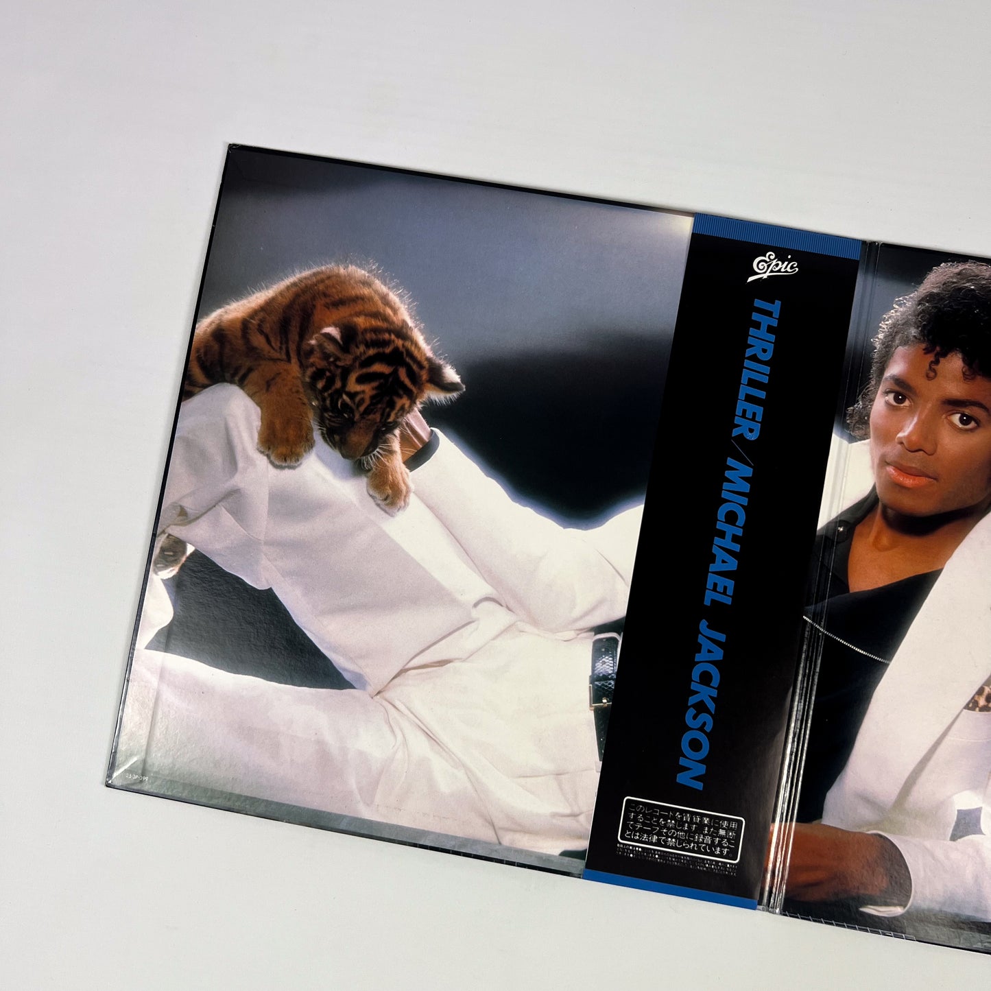 MICHAEL JACKSON – Thriller Prima Stampa Giapponese 25 3P-399 1982 OBI POSTER
