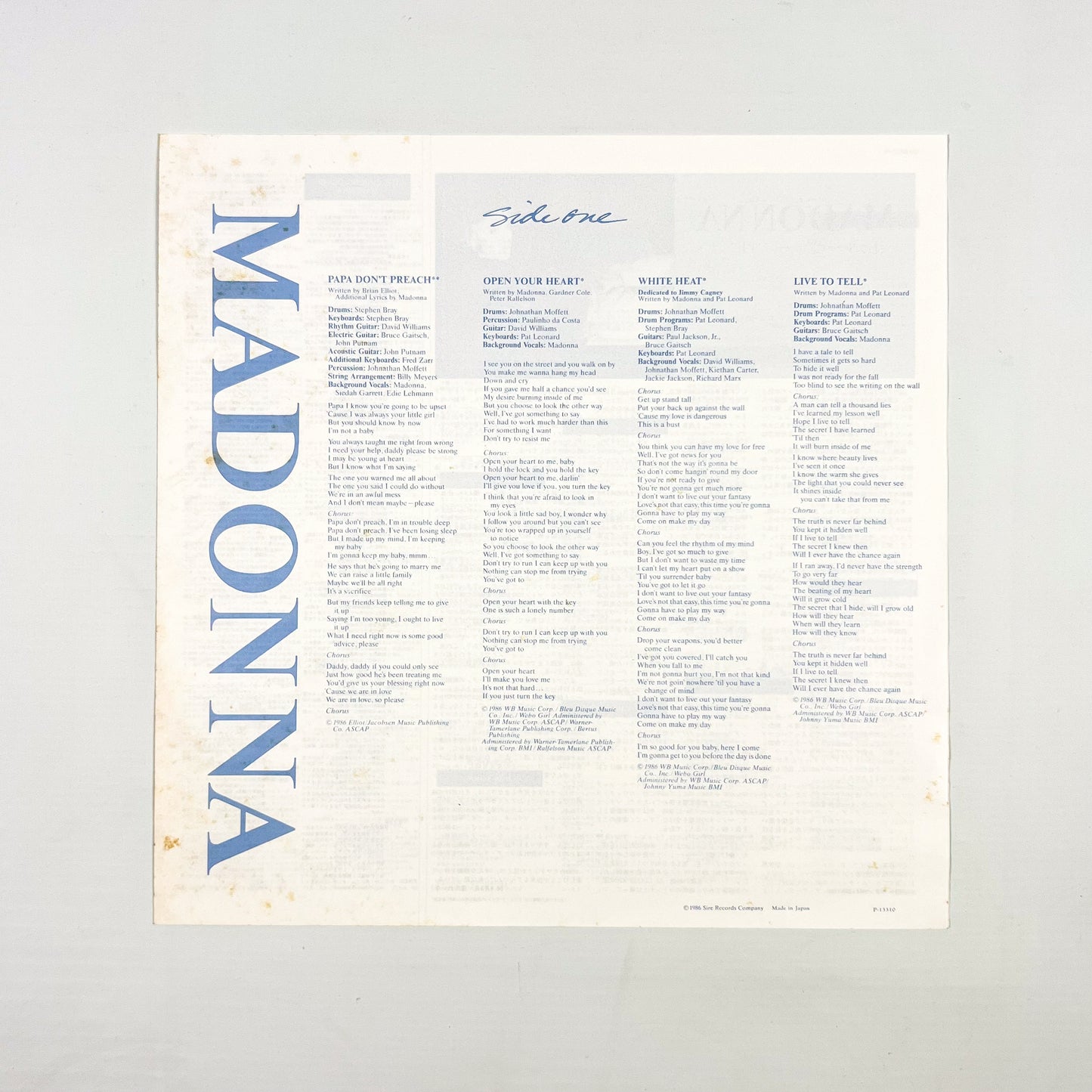 MADONNA "La Isla" Special Promo Bundle