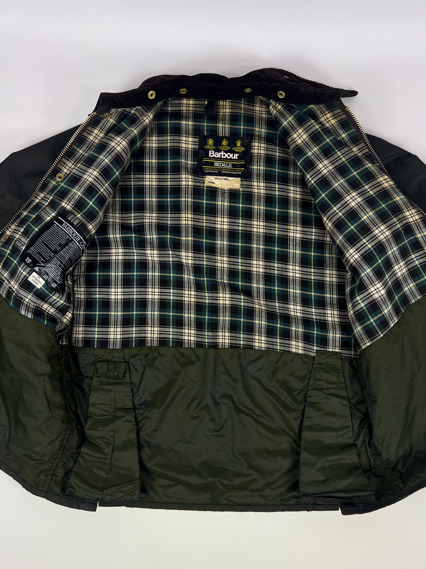 Barbour Bedale 4 Tasche anni ’80 C38 S/M