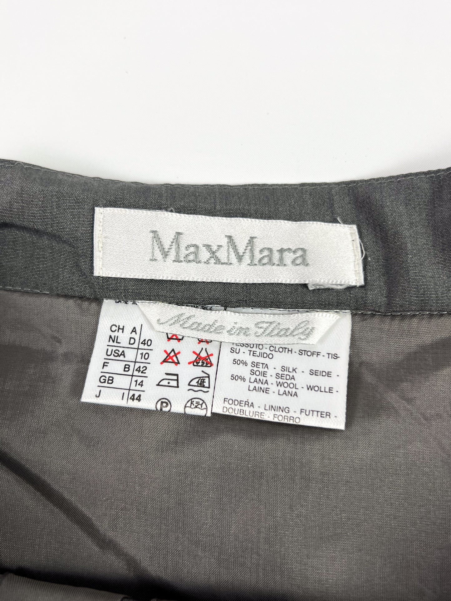 Tailleur Vintage Max Mara in Lana e Seta