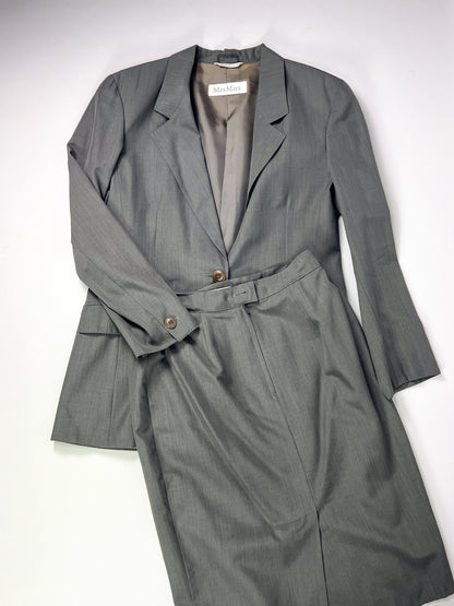 Tailleur Vintage Max Mara in Lana e Seta