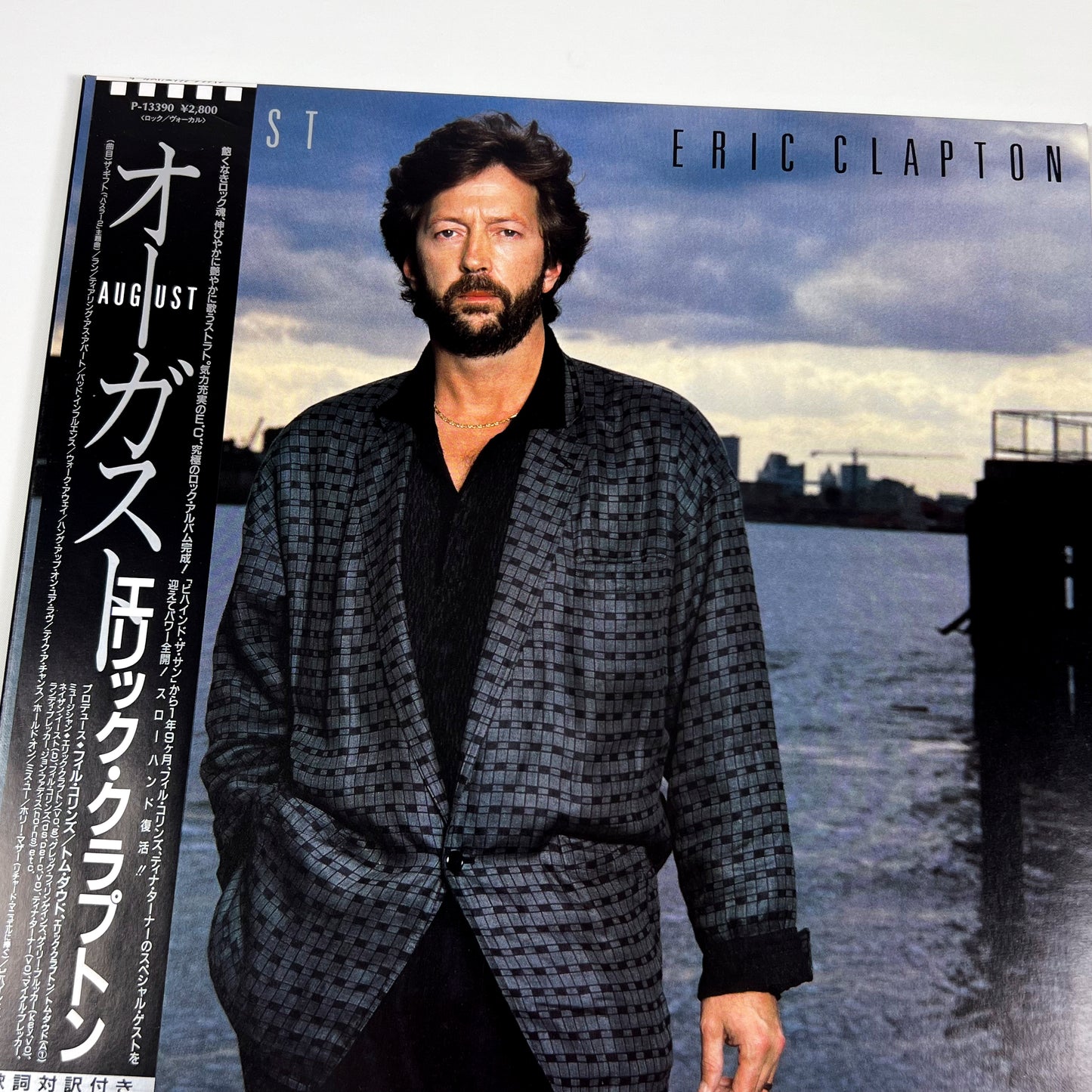 ERIC CLAPTON – August Prima Stampa Giapponese 1986 P-13390 OBI