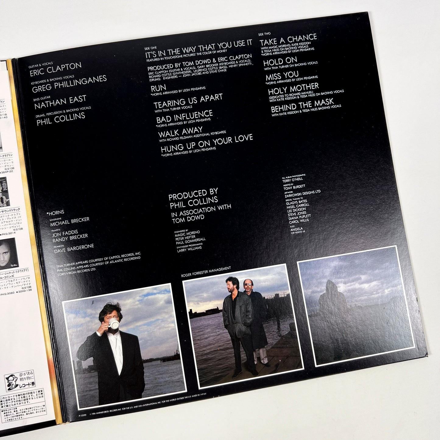 ERIC CLAPTON – August Prima Stampa Giapponese 1986 P-13390 OBI