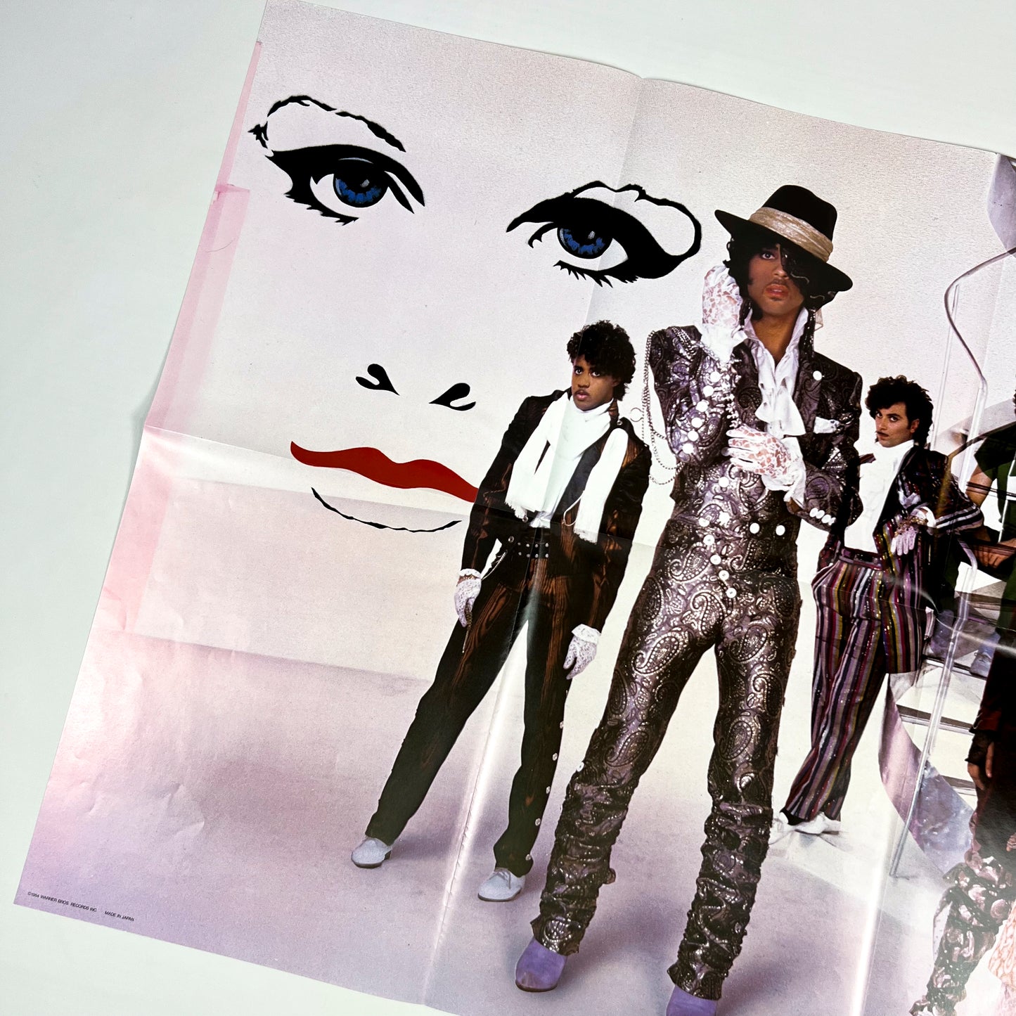 PRINCE AND THE REVOLUTION – Purple Rain Prima Stampa Giapponese P-13021 1984 OBI Purple Vinyl Poster