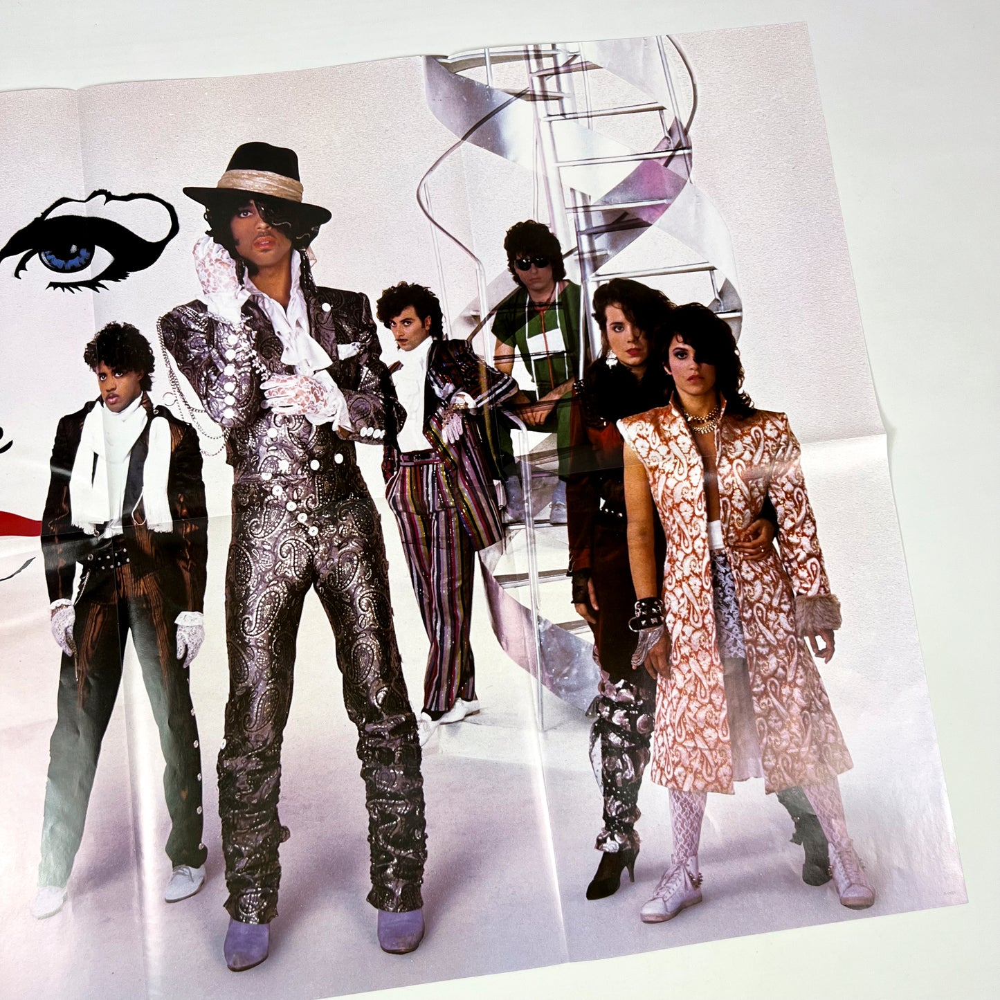 PRINCE AND THE REVOLUTION – Purple Rain Prima Stampa Giapponese P-13021 1984 OBI Purple Vinyl Poster