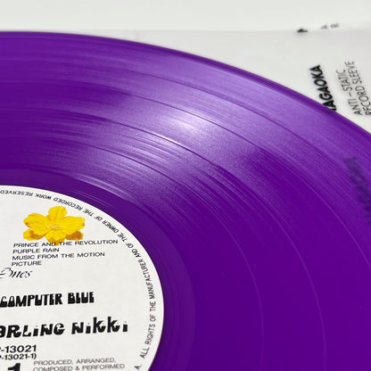 PRINCE AND THE REVOLUTION – Purple Rain Prima Stampa Giapponese P-13021 1984 OBI Purple Vinyl Poster