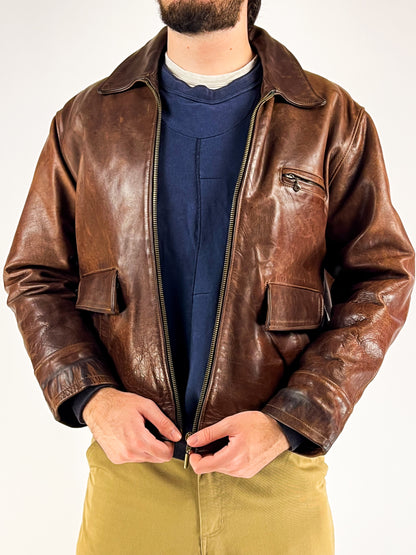 Giacca in Pelle Americanino primi anni '80 - Rara