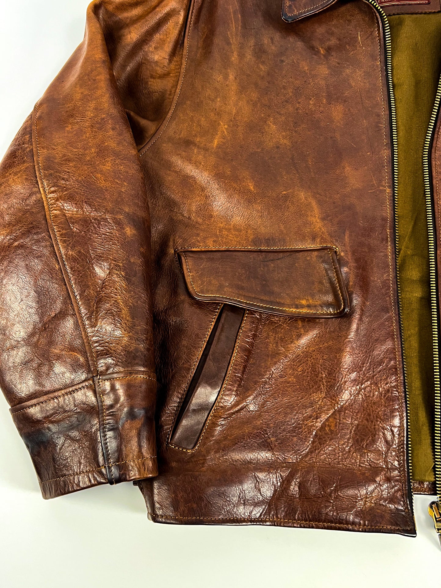 Giacca in Pelle Americanino primi anni '80 - Rara