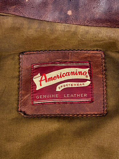 Giacca in Pelle Americanino primi anni '80 - Rara