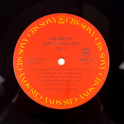 EARTH, WIND & FIRE – The Best Of Earth, Wind & Fire Vol. I Prima Stampa Giapponese 25AP 1190 1978 OBI GATEFOLD