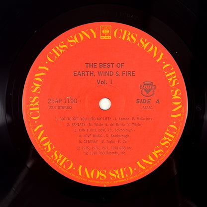 EARTH, WIND & FIRE – The Best Of Earth, Wind & Fire Vol. I Prima Stampa Giapponese 25AP 1190 1978 OBI GATEFOLD