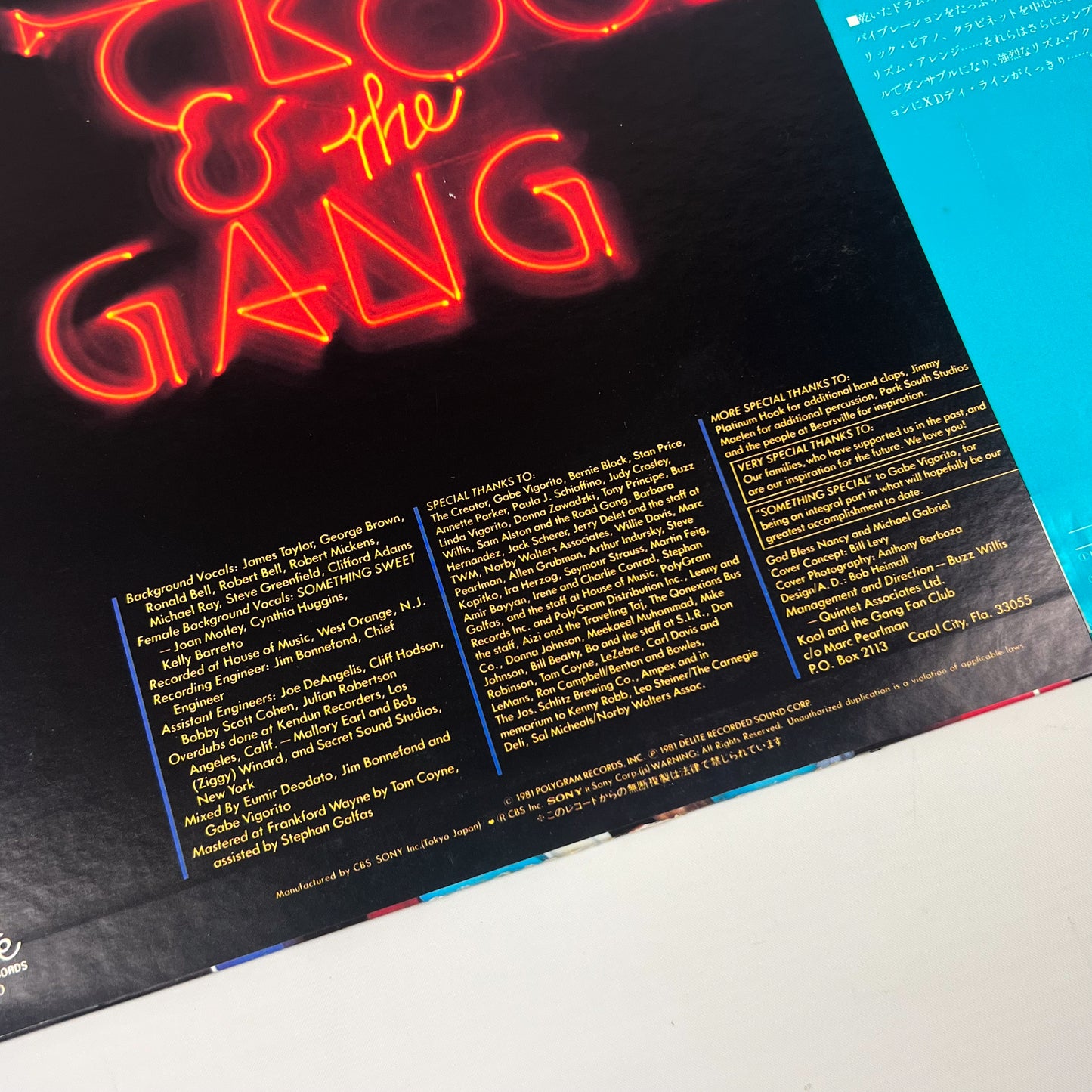 KOOL &THE GANG – Something Special Prima Stampa Giapponese 25AP 2145 1981 OBI