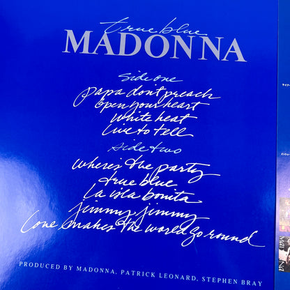 MADONNA – True Blue Prima Stampa Giapponese P-13310 1986 OBI POSTER