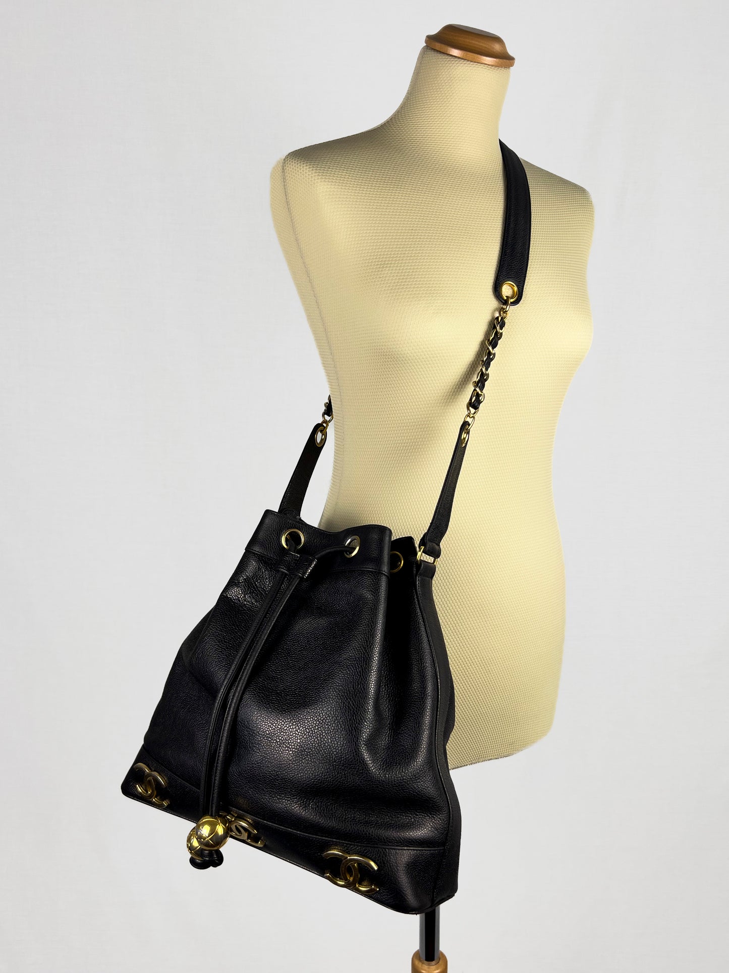 CHANEL Triple CC Bucket Bag 1992