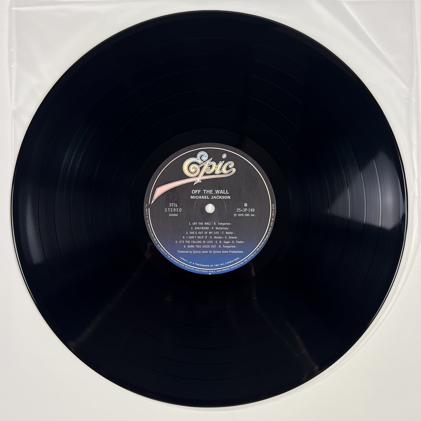 MICHAEL JACKSON – Off The Wall Prima Stampa Giapponese 25-3P-149 1979 PINK OBI GATEFOLD