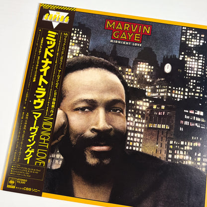 MARVIN GAYE – Midnight Love Prima Stampa Giapponese 25AP 2470 1982 OBI