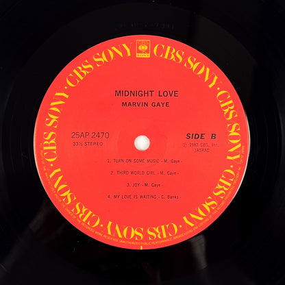 MARVIN GAYE – Midnight Love Prima Stampa Giapponese 25AP 2470 1982 OBI