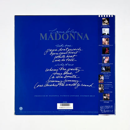 MADONNA – True Blue Prima Stampa Giapponese P-13310 1986 OBI POSTER