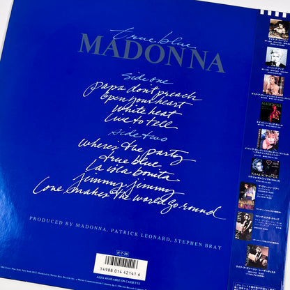 MADONNA – True Blue Prima Stampa Giapponese P-13310 1986 OBI POSTER