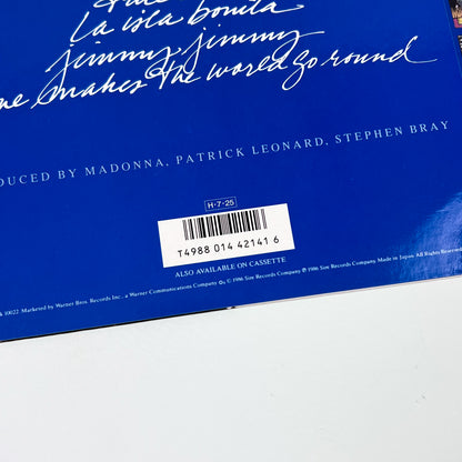 MADONNA – True Blue Prima Stampa Giapponese P-13310 1986 OBI POSTER