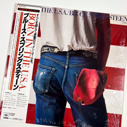 BRUCE SPRINGSTEEN – Born In The U.S.A. Prima Stampa Giapponese 28AP 2850 1984 OBI SHRINK PROMO