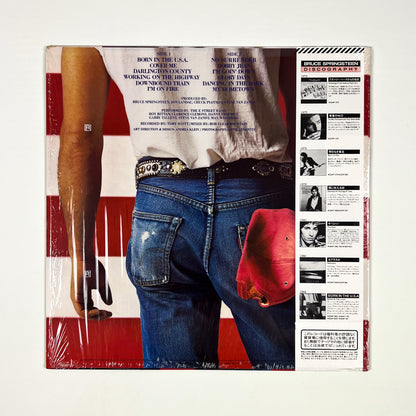 BRUCE SPRINGSTEEN – Born In The U.S.A. Prima Stampa Giapponese 28AP 2850 1984 OBI SHRINK PROMO