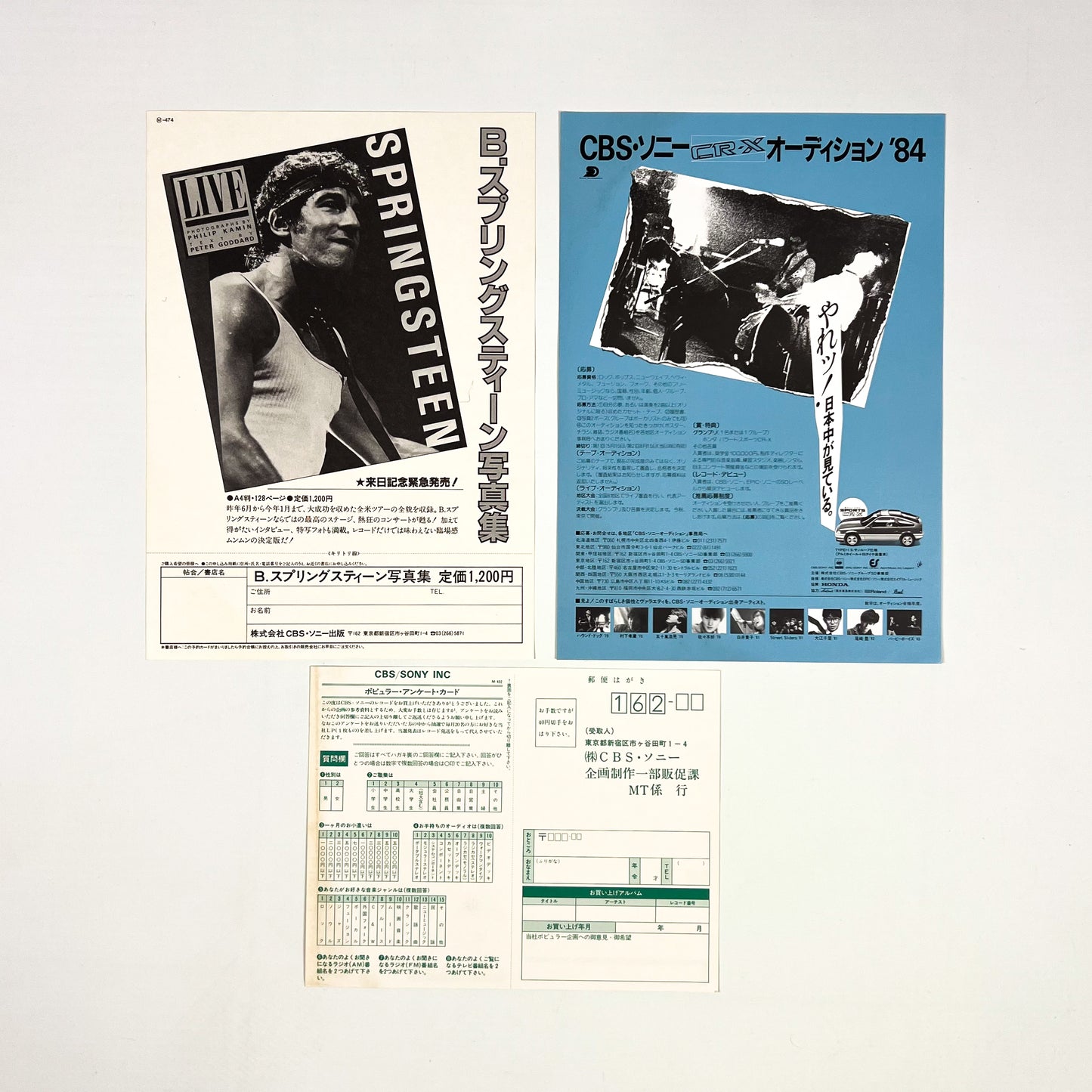 BRUCE SPRINGSTEEN – Born In The U.S.A. Prima Stampa Giapponese 28AP 2850 1984 OBI SHRINK PROMO