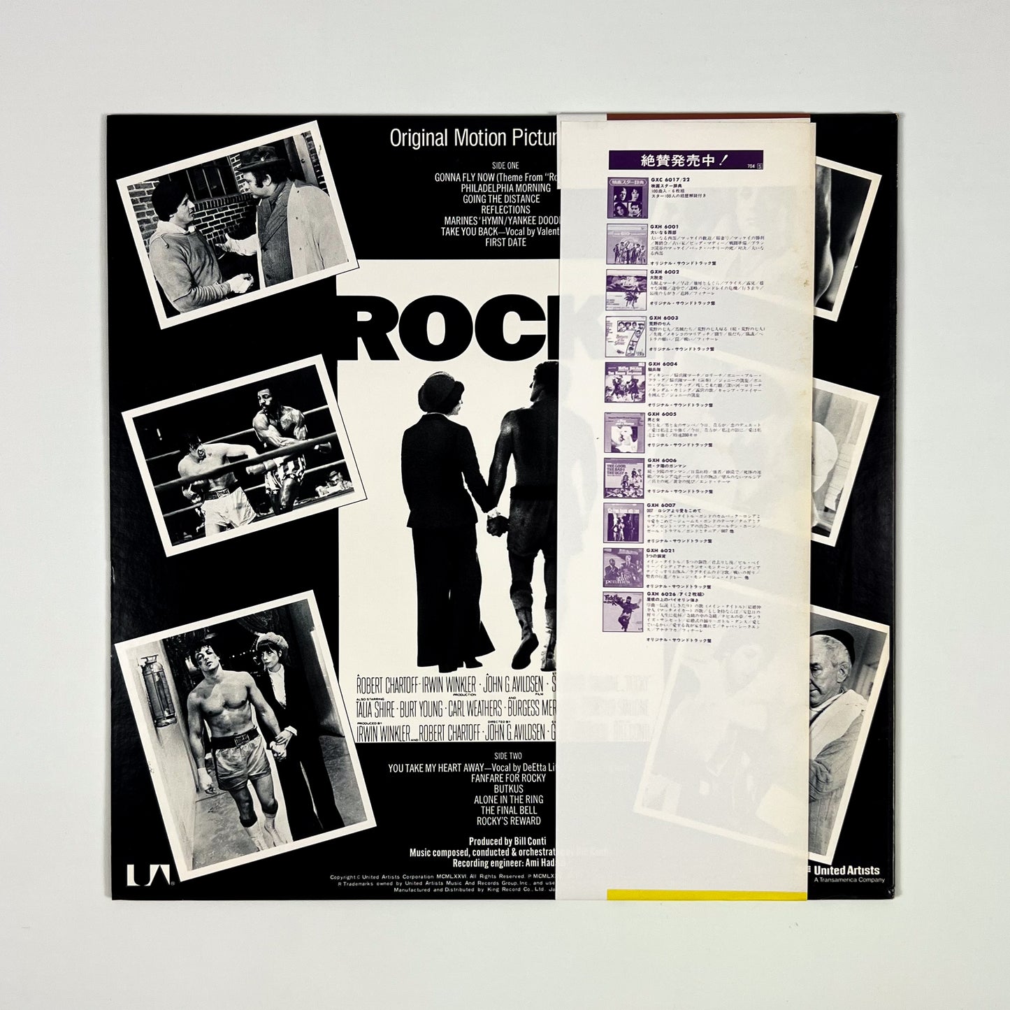ROCKY - Original Motion Picture Score Prima Stampa Giapponese FML 74 1977 OBI