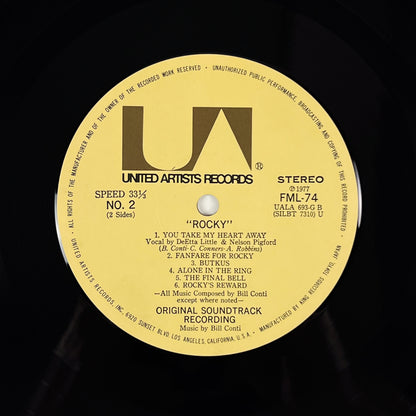 ROCKY - Original Motion Picture Score Prima Stampa Giapponese FML 74 1977 OBI