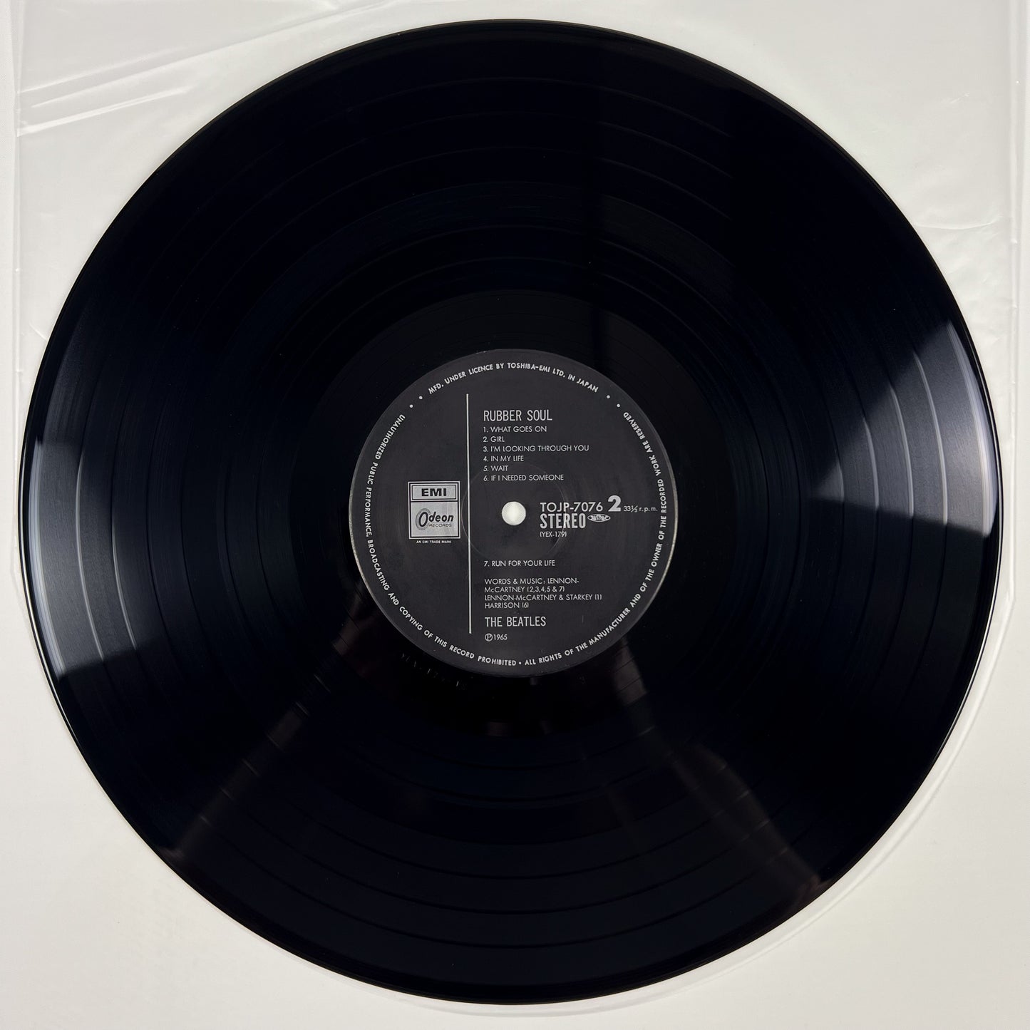 THE BEATLES – Rubber Soul Edizione Giapponese 30th Anniversary TOJP-7076 1992 OBI LTD EDITION HIFI