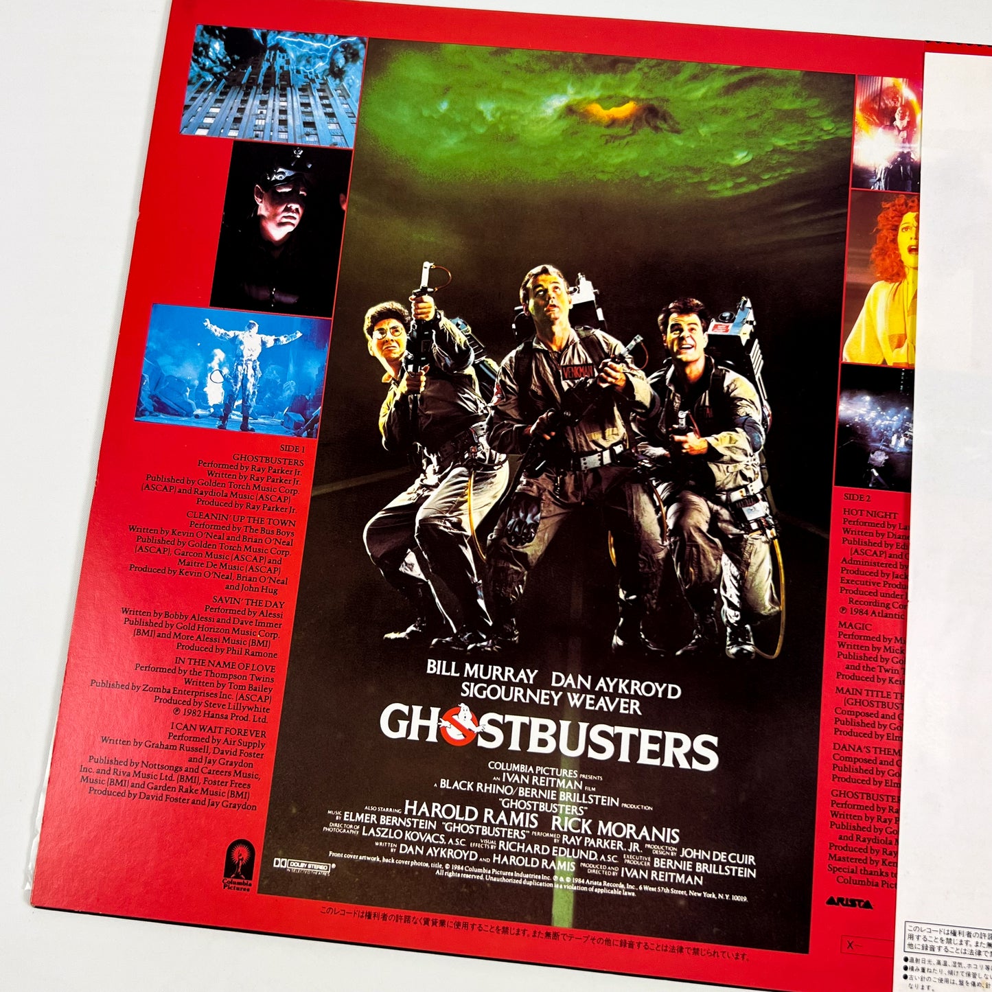 GHOSTBUSTERS – Original Soundtrack Album Picture Disc Esclusiva Giapponese 30RS-1 1984 OBI