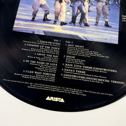GHOSTBUSTERS – Original Soundtrack Album Picture Disc Esclusiva Giapponese 30RS-1 1984 OBI