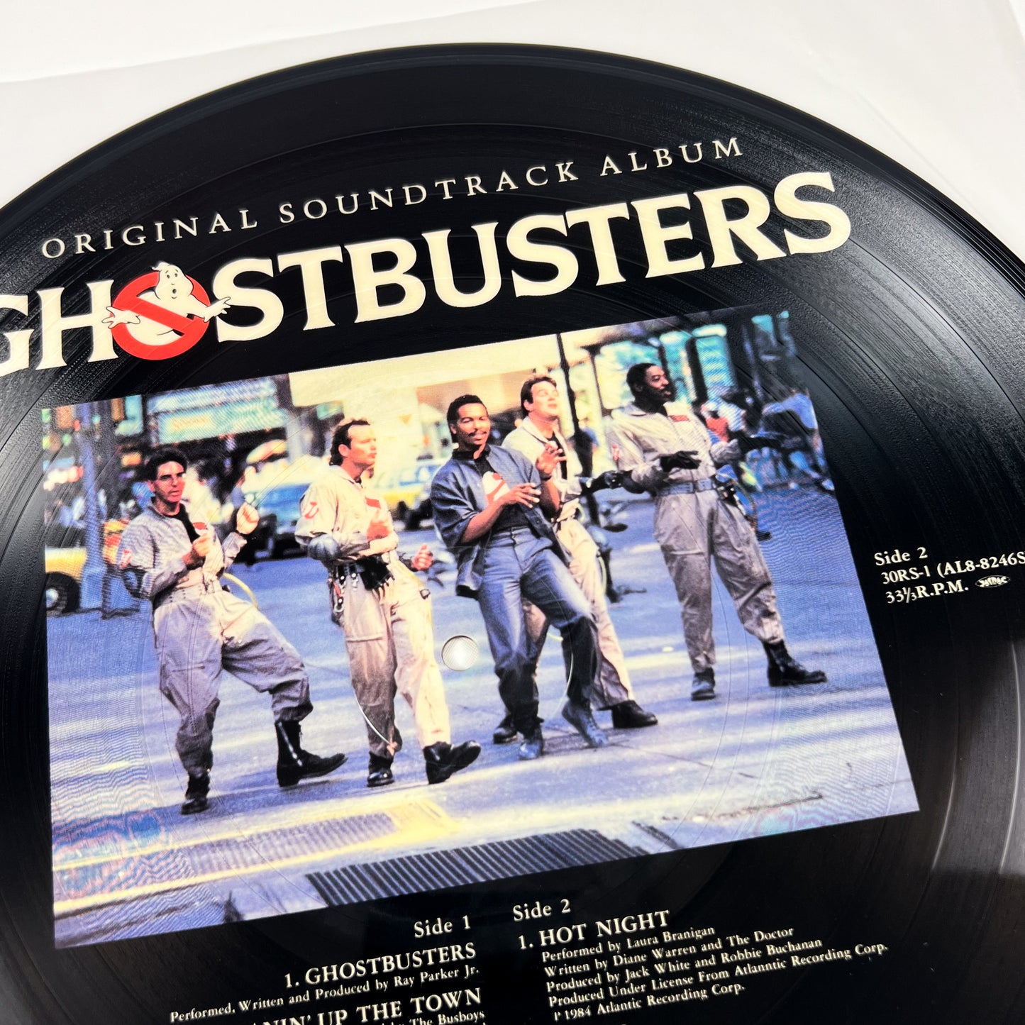 GHOSTBUSTERS – Original Soundtrack Album Picture Disc Esclusiva Giapponese 30RS-1 1984 OBI