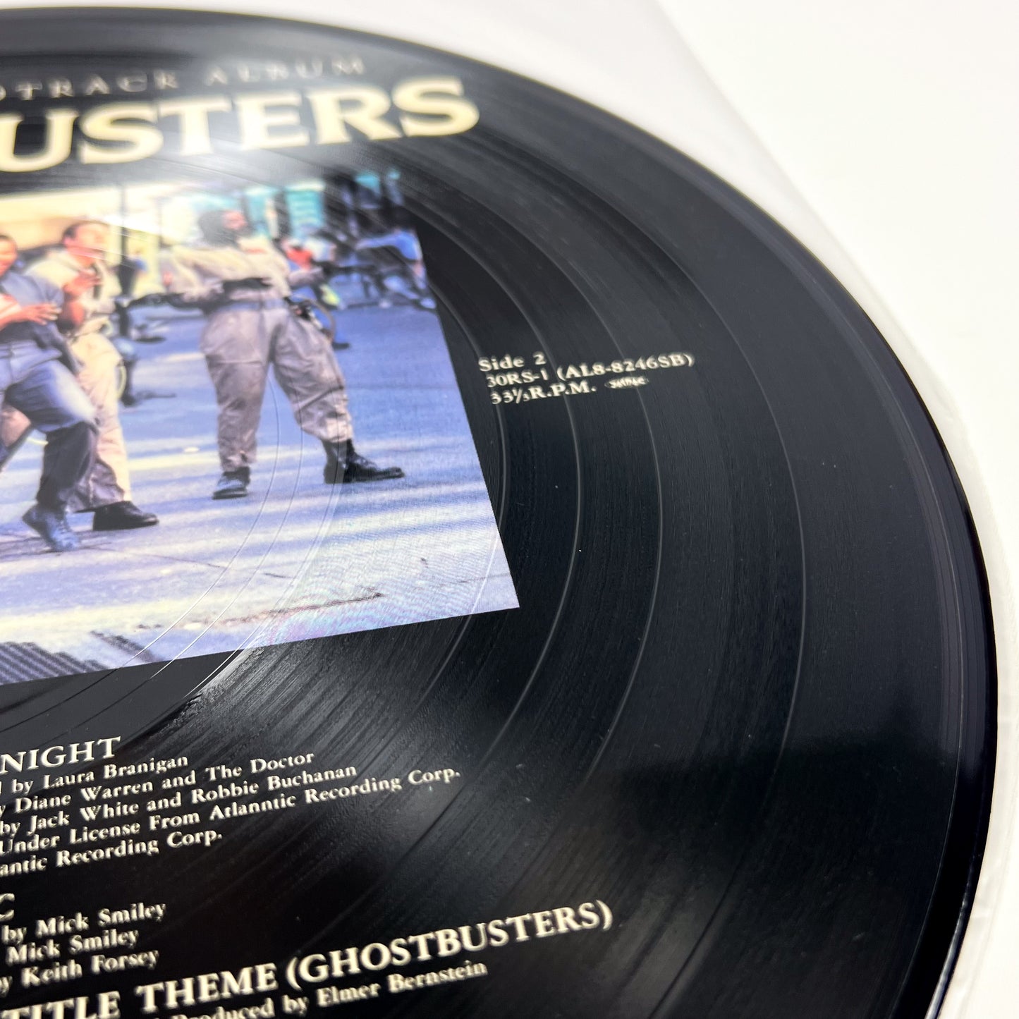 GHOSTBUSTERS – Original Soundtrack Album Picture Disc Esclusiva Giapponese 30RS-1 1984 OBI