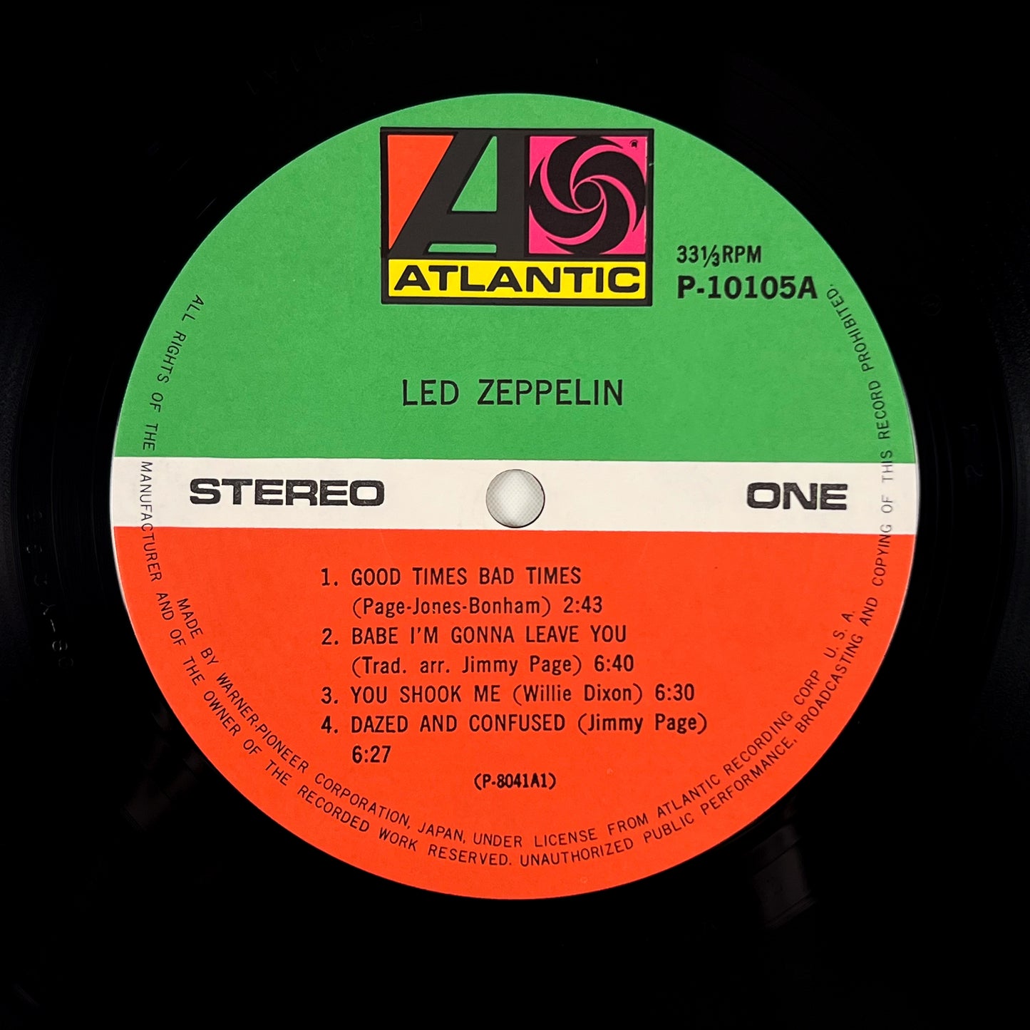 LED ZEPPELIN – Led Zeppelin I Stampa Giapponese P-10105A 1976 OBI POSTER