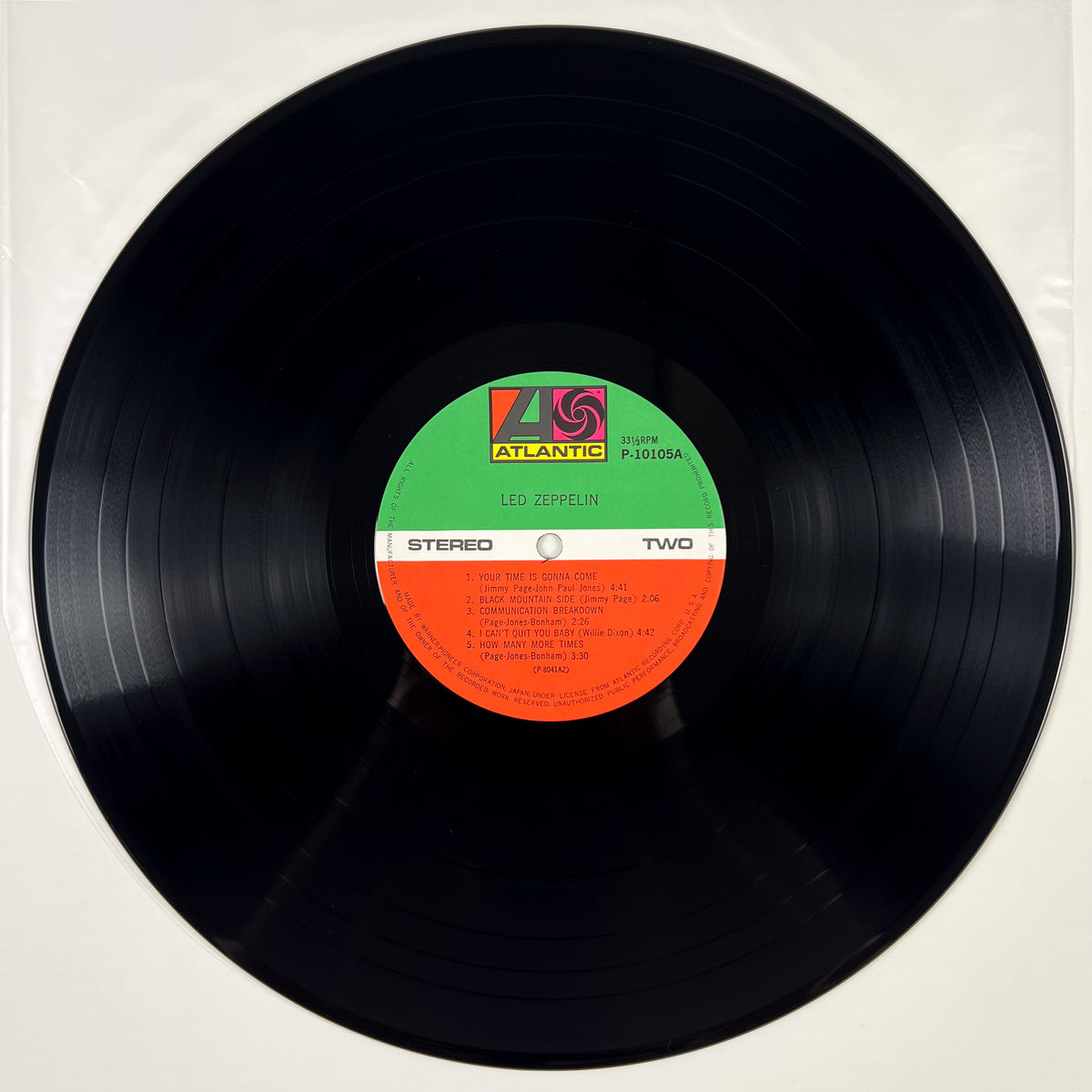 LED ZEPPELIN – Led Zeppelin I Stampa Giapponese P-10105A 1976 OBI POSTER