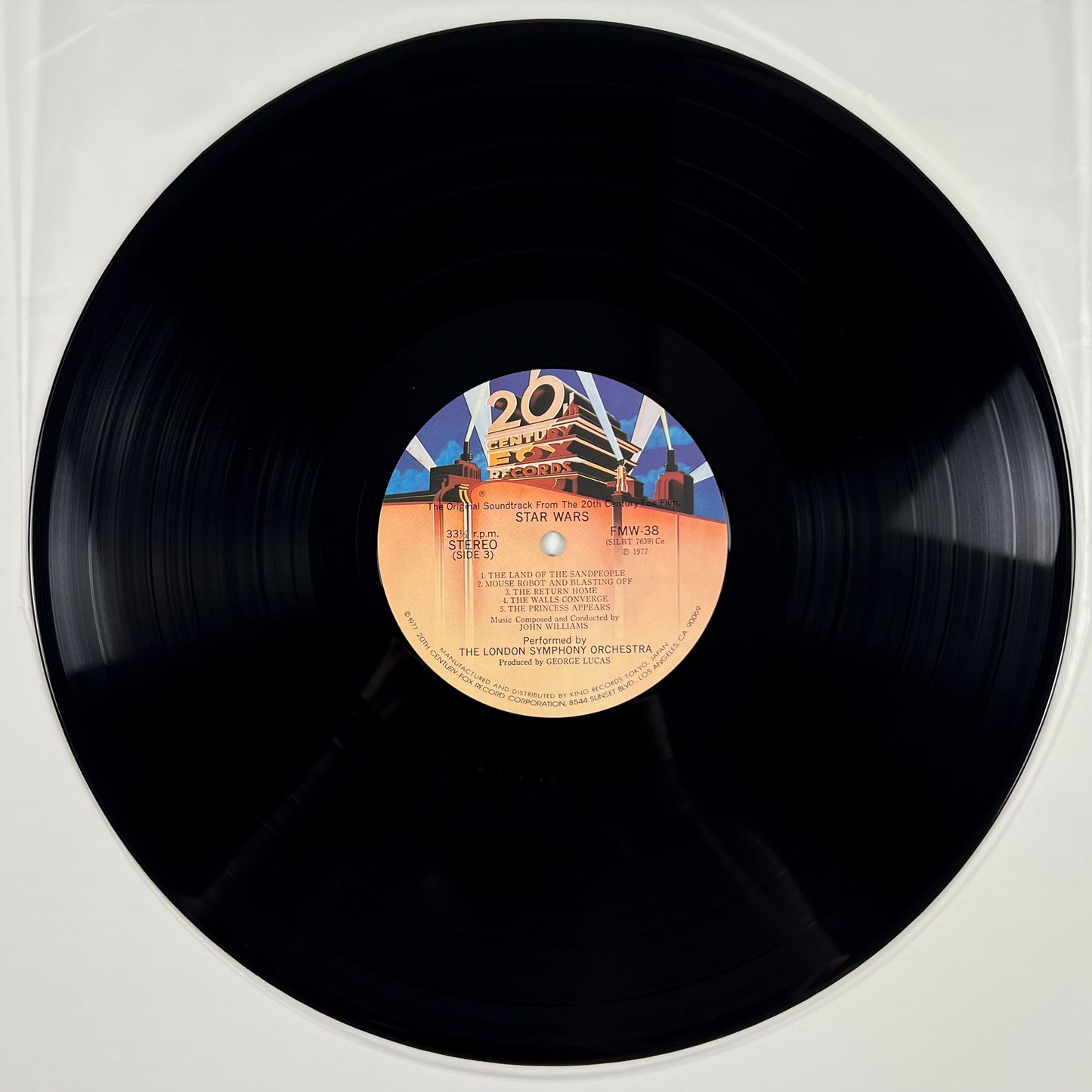 STAR WARS – Original Soundtrack Stampa Giapponese Academy Awards Commemorative Edition FMW 37~8 OBI GATEFOLD