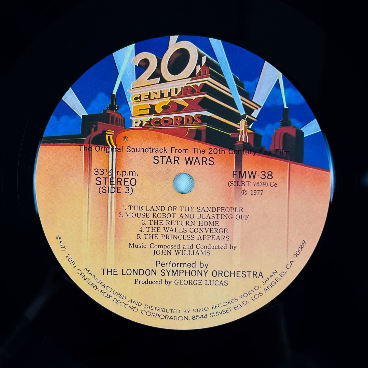 STAR WARS – Original Soundtrack Stampa Giapponese Academy Awards Commemorative Edition FMW 37~8 OBI GATEFOLD