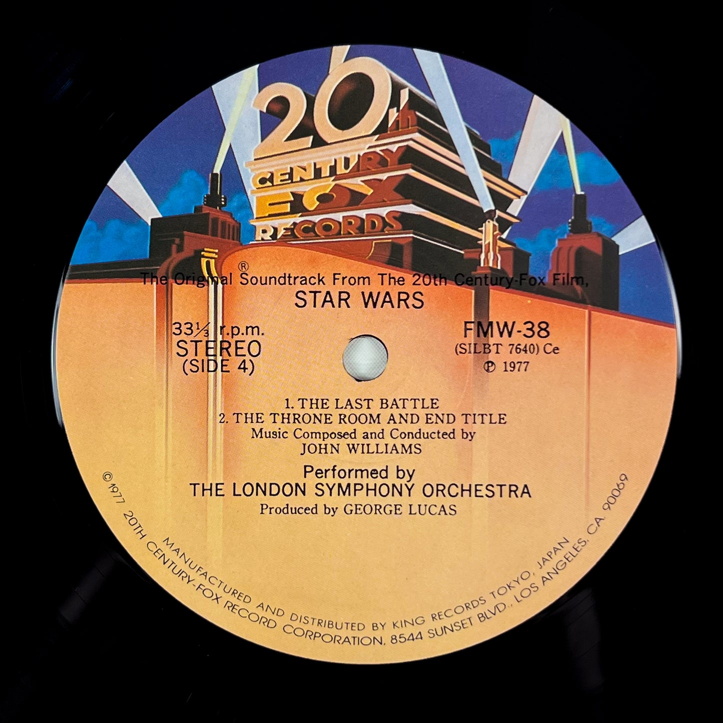 STAR WARS – Original Soundtrack Stampa Giapponese Academy Awards Commemorative Edition FMW 37~8 OBI GATEFOLD