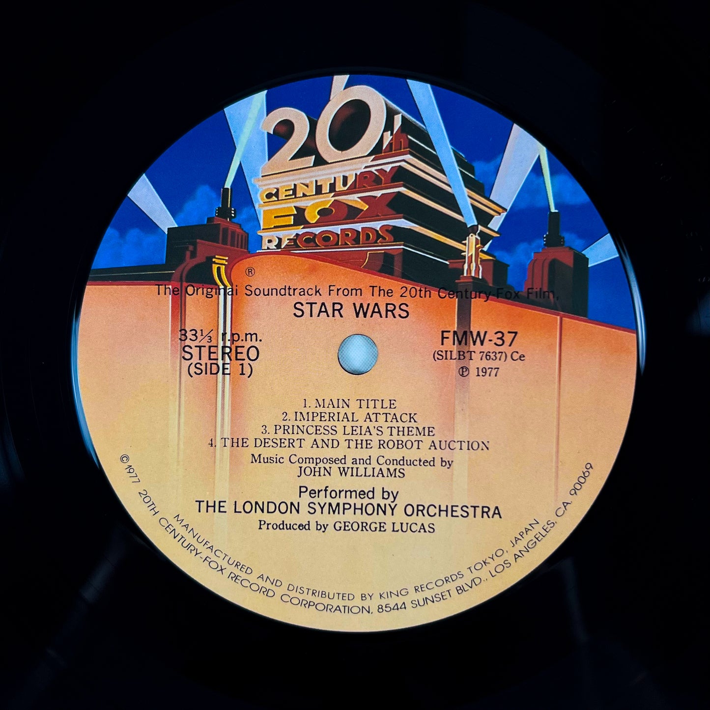 STAR WARS – Original Soundtrack Stampa Giapponese Academy Awards Commemorative Edition FMW 37~8 OBI GATEFOLD