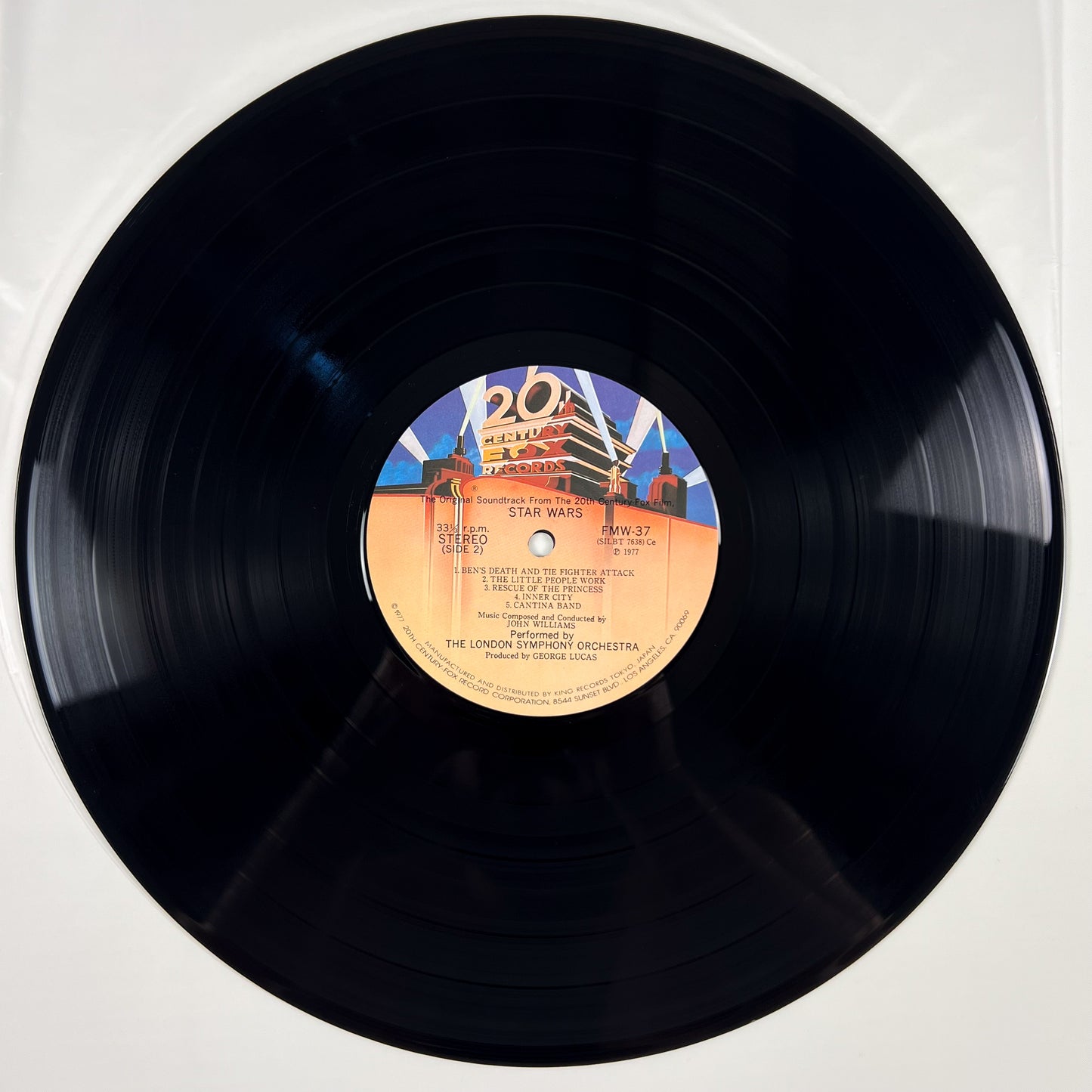 STAR WARS – Original Soundtrack Stampa Giapponese Academy Awards Commemorative Edition FMW 37~8 OBI GATEFOLD
