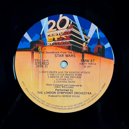 STAR WARS – Original Soundtrack Stampa Giapponese Academy Awards Commemorative Edition FMW 37~8 OBI GATEFOLD