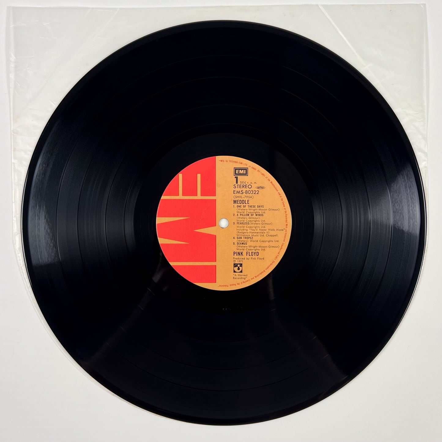 PINK FLOYD – Meddle Stampa Giapponese EMS-80322 1974 OBI GATEFOLD