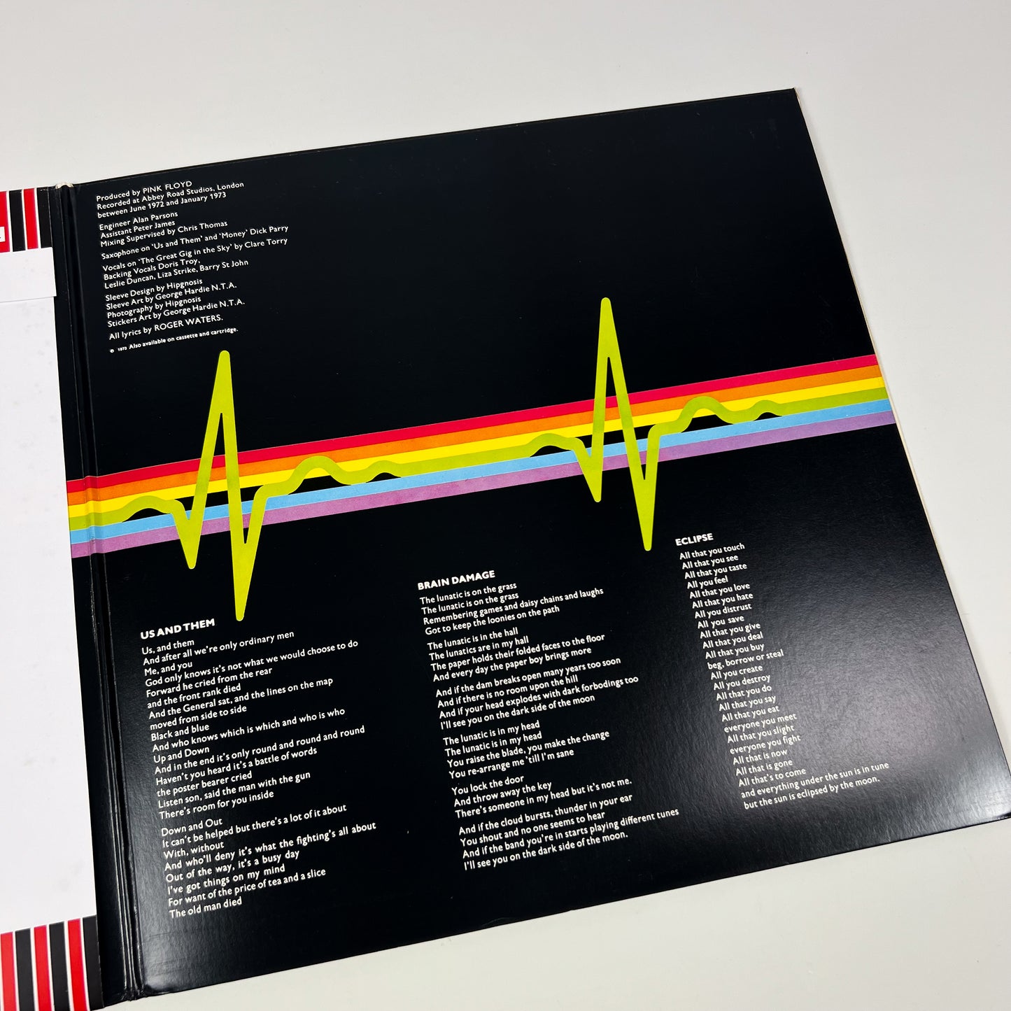 PINK FLOYD – The Dark Side Of The Moon Stampa Giapponese EMS-80324 1974 OBI BOOKLET