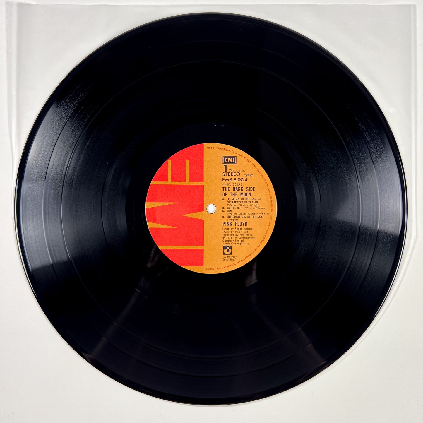 PINK FLOYD – The Dark Side Of The Moon Stampa Giapponese EMS-80324 1974 OBI BOOKLET