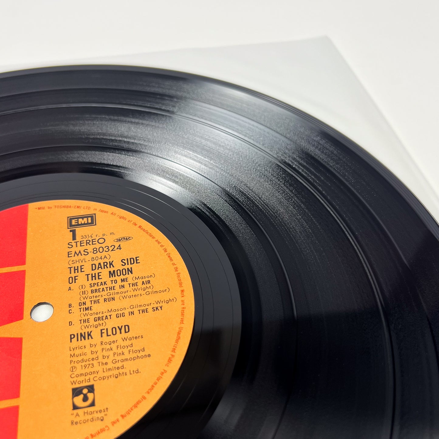 PINK FLOYD – The Dark Side Of The Moon Stampa Giapponese EMS-80324 1974 OBI BOOKLET