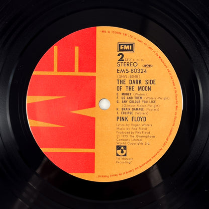 PINK FLOYD – The Dark Side Of The Moon Stampa Giapponese EMS-80324 1974 OBI BOOKLET