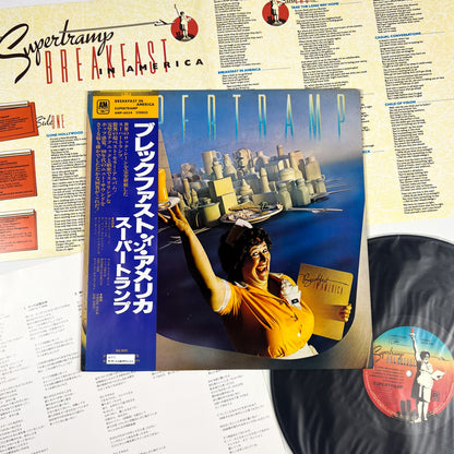 SUPERTRAMP – Breakfast In America Prima Stampa Giapponese AMP-6034 1979 OBI Vinyl LP