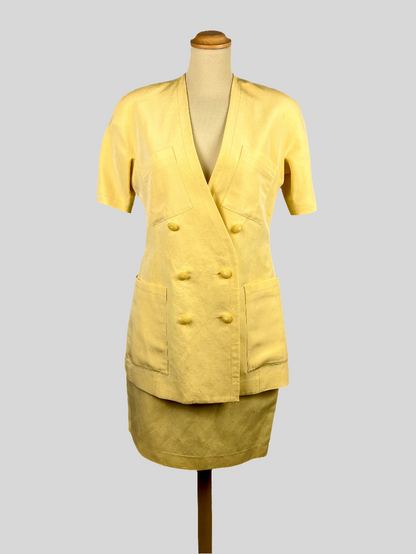 Tailleur Fendi in Lino e Seta