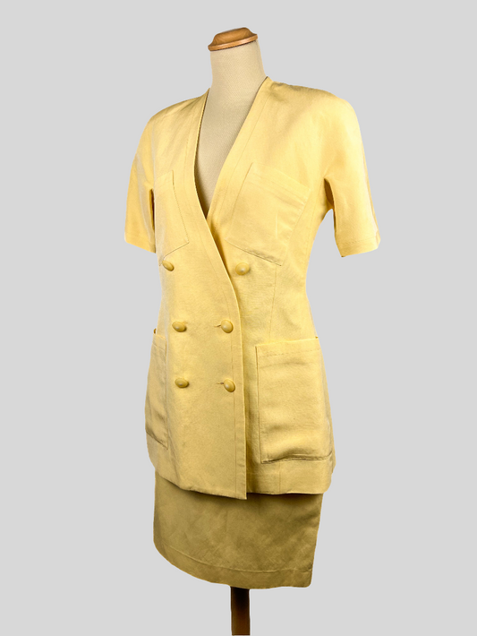Tailleur Fendi in Lino e Seta